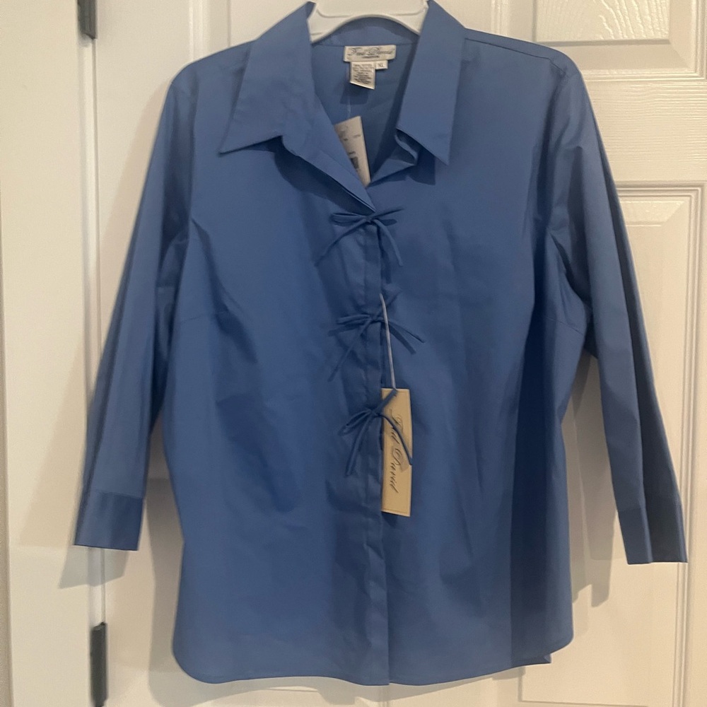 Fred David Light Blue Stretch Shirt